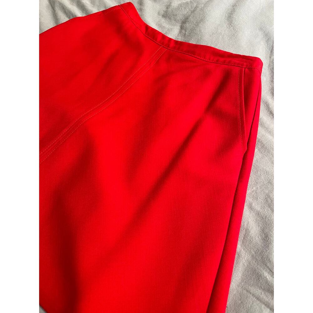 LOFT red A-line fit & Flare Skirt sz 2P - Picture 2 of 9